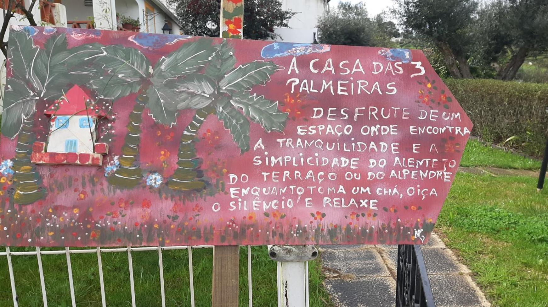 Casa Das 3 Palmeiras Arraiolos Bagian luar foto